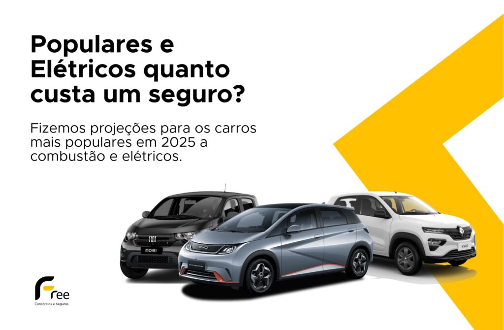 Populares ou Elétricos, quanto custa um seguro?